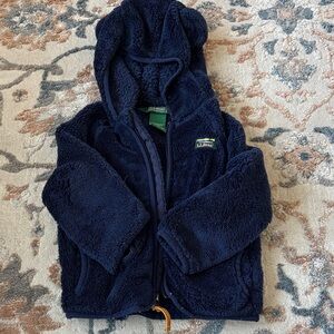 L.L. Bean Midnight Blue Fleece Jacket